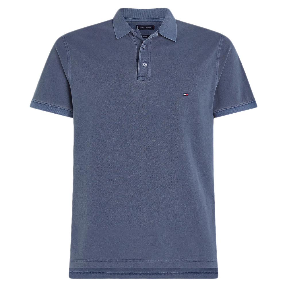 Tommy Hilfiger Garment Dyed Flag Embroidery Polo